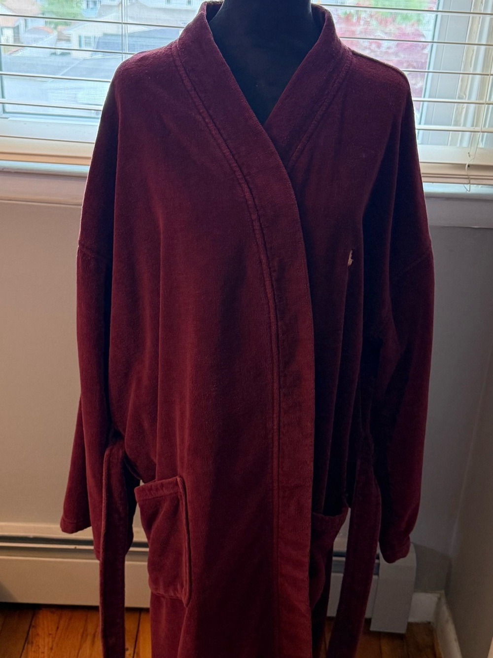 Men’s Polo Ralph Lauren Robe in Burgundy